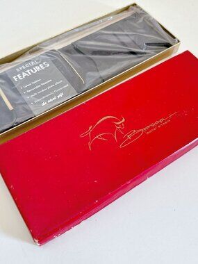 LEATHER WALLET BLACK NEW OTHER IN BOSCA BOX